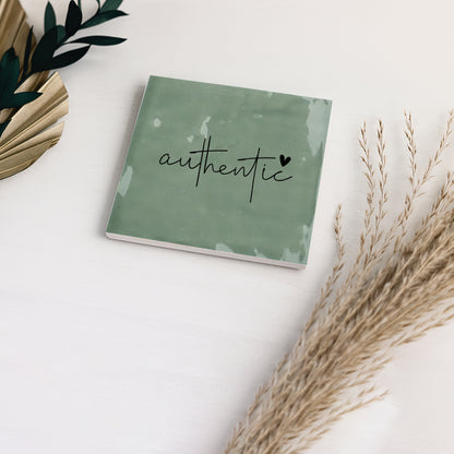 Tegeltje met tekst | Authentic