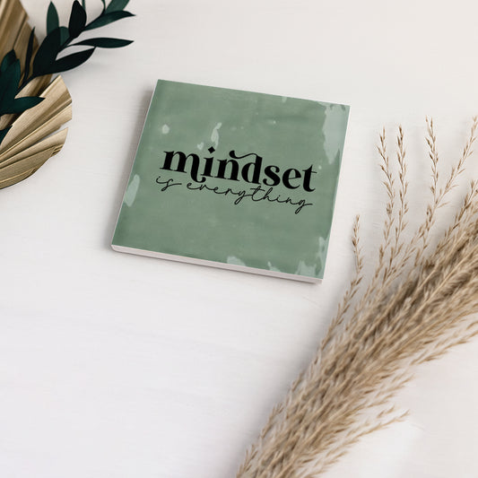 Tegeltje met tekst | Mindset is everything